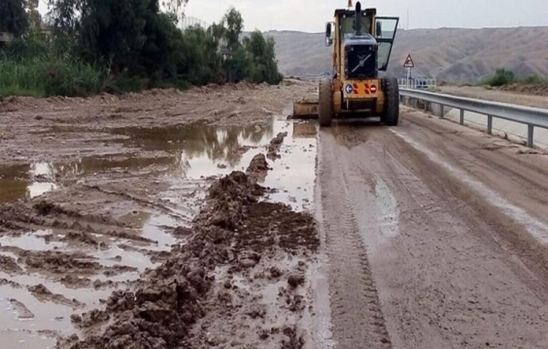 تمامی جاده‌های مسدود شده در خوزستان بازگشایی شد