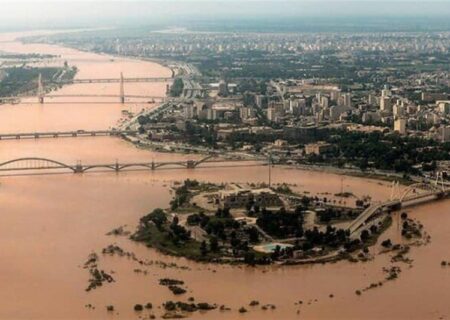 آمادگی برای مقابله با سیلابی شدن رودخانه کارون در اهواز